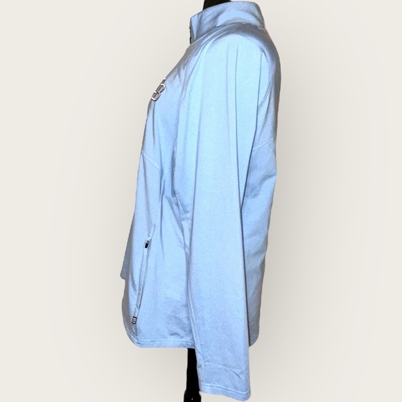 CUTTER & BUCK Tampa Bay Rays Women's Raglan Full-Zip Jacket - Light Blue XXXL - Picture 6 of 14